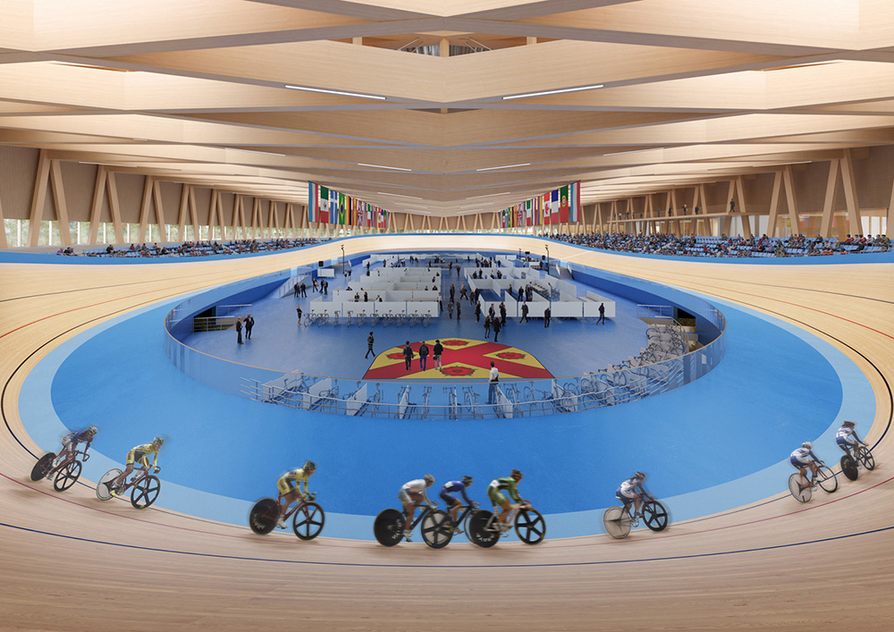 24 09 2018 Mecanoo and Metaform wins Mondorf-les-Bains Velodrome and Sports Complex  2